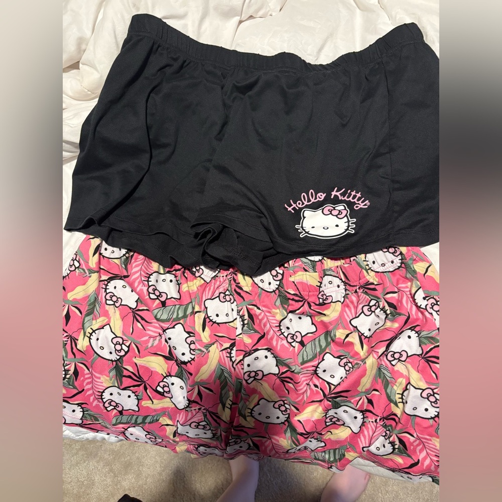 Hello kitty pajama PJ shorts XL